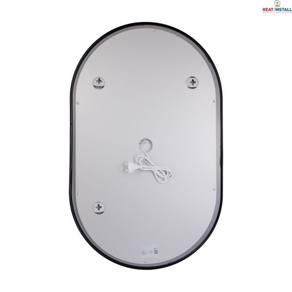 Дзеркало Qtap Scorpio (SC1) з LED-підсвічуванням Touch, з антизапотіванням, з димером, рег. темп. кольору (3000-6500K) Black QTSC500800 SD00055400 фото