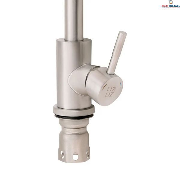 Змішувач для кухні Lidz Aria 015F (k35) LDARI015FNKS21689 Nickel SD00027786 фото