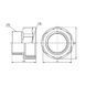 Перехід Thermo Alliance Forte 1" 1/2х1" 1/4 ВЗ SF3604032 SD00002605 фото 2