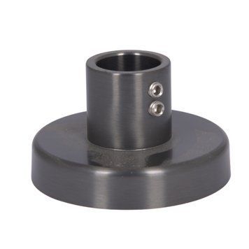 Кріплення стійки Qtap (35x59,5) для душової системи Gemini Gunmetal Black PVD QTGEM35595GMB50206 SD00056330 фото