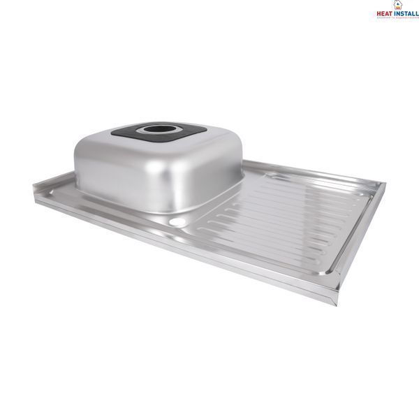 Кухонна мийка Brinex 5080-L 0,6 мм Satin (BRIN5080LSAT06) SD00054101 фото