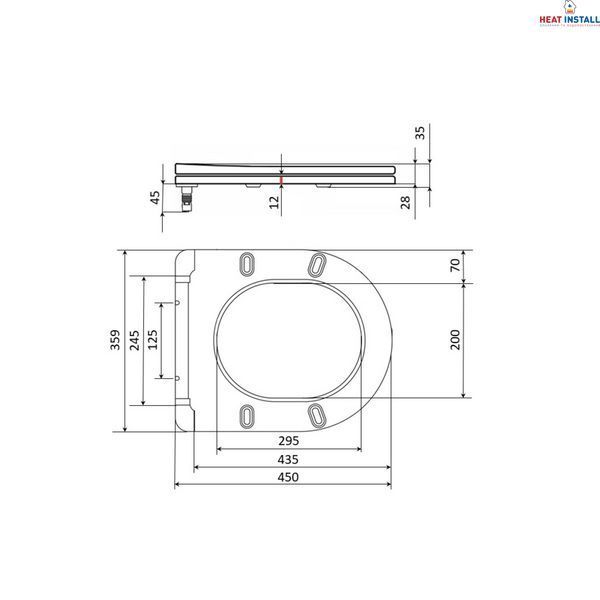 Сидіння для унітаза Qtap (Robin, Scorpio) з мікроліфтом Slim QT99HXU09W SD00046080 фото