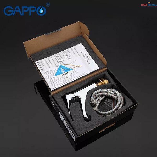 Змішувач для умивальника GAPPO G1036, хром 1034004 фото
