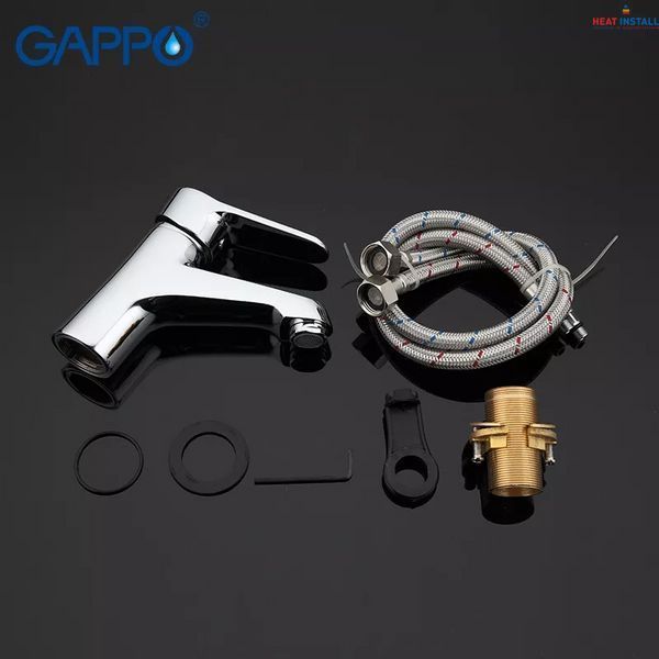 Змішувач для умивальника GAPPO G1036, хром 1034004 фото