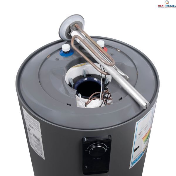 Водонагрівач електричний 50 л Grey універсальний, мокрий ТЕН 1,5 кВт D50VH15Q2G Thermo Alliance SD00055133 фото
