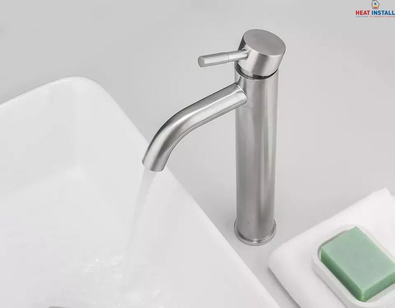 Змішувач для умивальника WEZER EKO11С-01 високий 1044676 фото