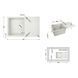 Кухонна мийка Lidz 790x495/230 STO-10 (LIDZМSTO10790495230) SD00039805 фото 2