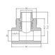 Трійник PPR Blue Ocean 25х3/4"х25 ЗР SD00009247 фото 2