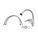 Змішувач для кухні Lidz Tani 008F3 з гнучким виливом (k40) LDTAN008F3GCR39507 Chrome/Grey SD00045611 фото 2