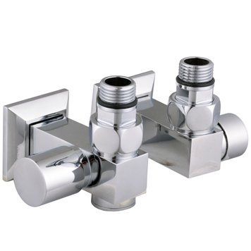 Набір Кран вентильний кутовий з американкою SOLOMON LUX 1/2&Prime;CUBE CHROM 8888_ТЕН (1уп.) 000028373 фото