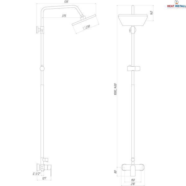 Душова система Globus Lux NIAGARA GLN-0005 000018466 фото