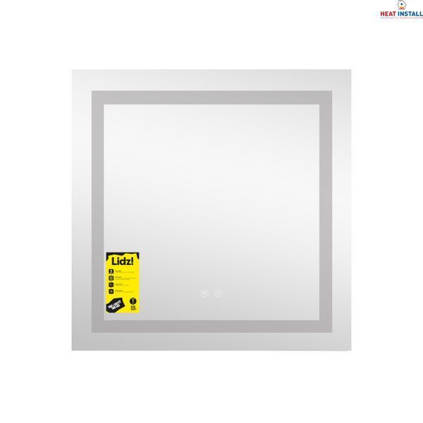 Дзеркало Lidz Kubis (KU1) 700х700 з LED-підсвічуванням Touch, з антизапотіванням, з димером, рег. яскравості LDKU70070049287 SD00055411 фото