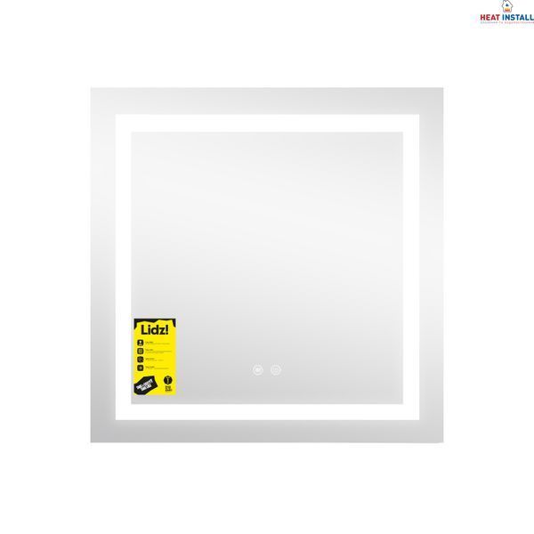 Дзеркало Lidz Kubis (KU1) 700х700 з LED-підсвічуванням Touch, з антизапотіванням, з димером, рег. яскравості LDKU70070049287 SD00055411 фото