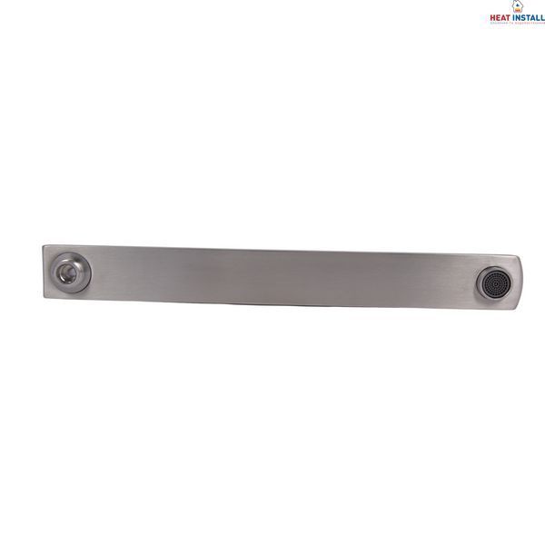 Вилив у зборі Lidz (355х40х36) для змішувачів Kubis 005, 1033 Nickel LDKUB355403549509 SD00055633 фото