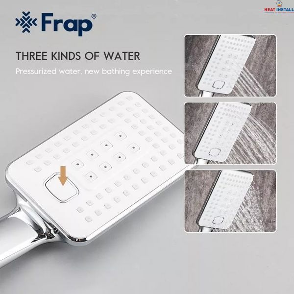 Змішувач для ванни Frap F3258, білий/хром 1037340 фото