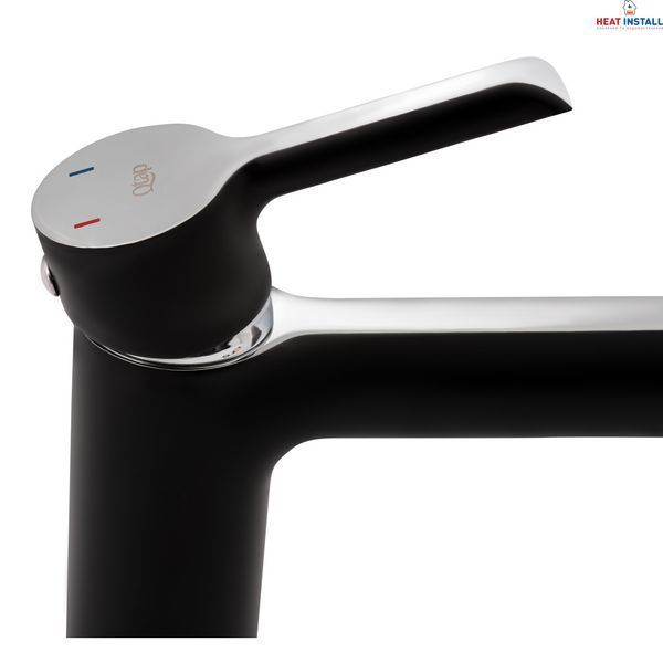 Змішувач для раковини Qtap Grand QTGRABCR001F Chrome/Black SD00039605 фото