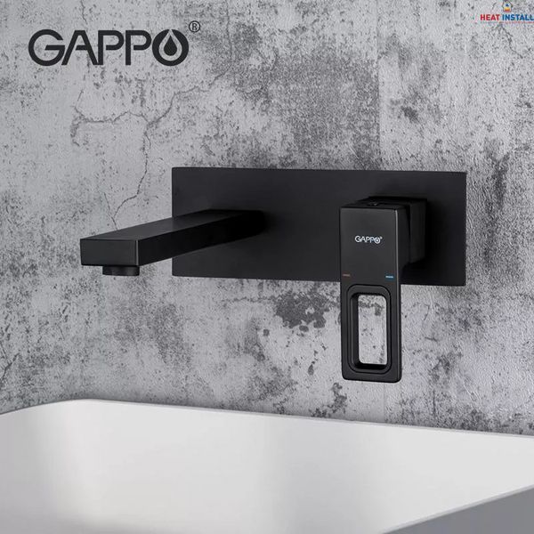 Змішувач для умивальника GAPPO G1017-16, чорний 1041631 фото