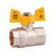 Кран кульовий SD Plus 3/4" ВР для газу (метелик) SD602NG20PN40 SD00021342 фото 1