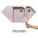 Кухонна мийка Lidz з додатковою чашею 1000x500/225 MAR-07 (LIDZMAR071000500225) SD00043090 фото 3