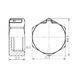 Заглушка Thermo Alliance Forte 1/2" ЗР хром SF353H15 SD00002521 фото 2