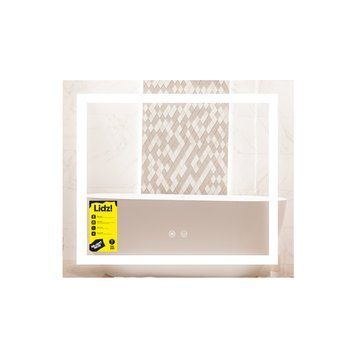 Дзеркало Lidz Kubis (KU1) 600х700 з LED-підсвічуванням Touch, з антизапотіванням, з димером, рег. яскравості LDKU60070049285 SD00055409 фото