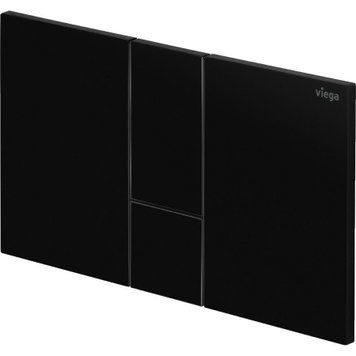 Панель змиву Prevista д/бачків Visign for Style 24, чорний, Viega 773304 000019913 фото