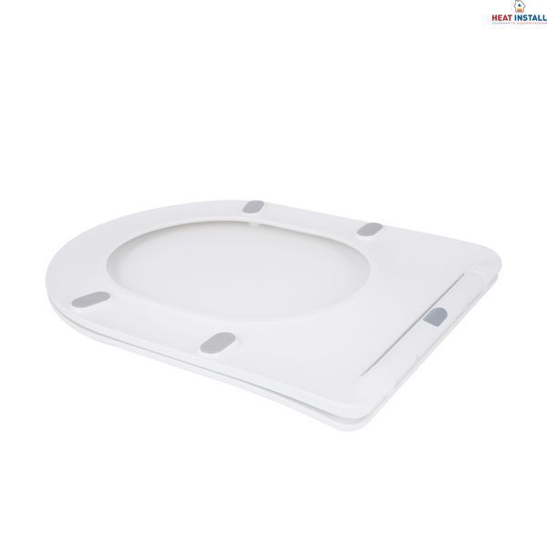 Сидіння для унітаза (Grand) 425х363х30 мм, White, з мікроліфтом Slim Duroplast, Quick Relase Qtap SD00053194 фото