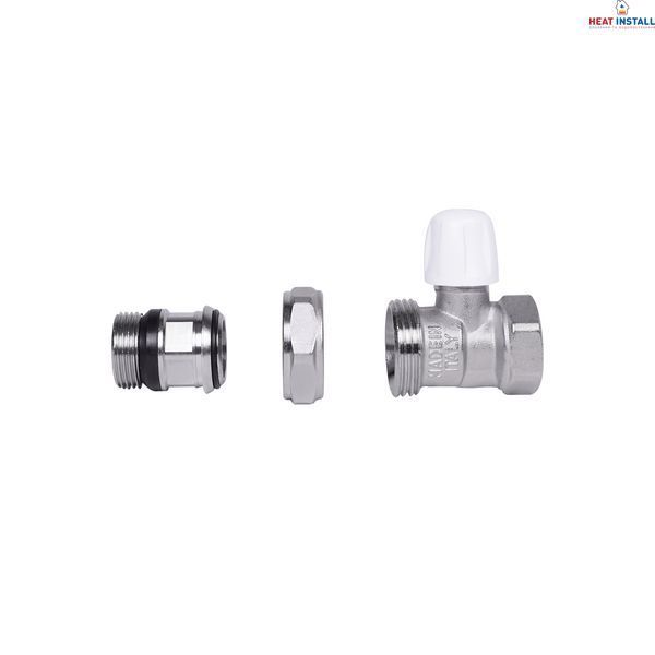 Кран радіаторний Icma 3/4" з антипротіканням прямий без ручки №815+940 SD00023710 фото
