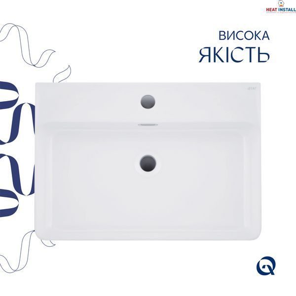 Раковина Qtap Nando LT 610х420х140 White QT12116146W SD00052917 фото