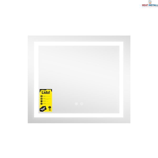 Дзеркало Lidz Kubis (KU1) 600х700 з LED-підсвічуванням Touch, з антизапотіванням, з димером, рег. яскравості LDKU60070049285 SD00055409 фото