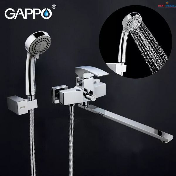 Змішувач для ванни GAPPO G2207, хром 1033980 фото