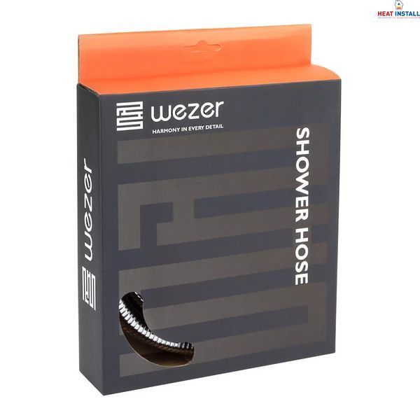 Душовий шланг WEZER WKR-009-180, 180 см, хром 1046302 фото
