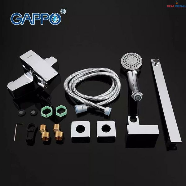Змішувач для ванни GAPPO G2207, хром 1033980 фото