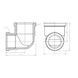 Кут редукційний Thermo Alliance Forte 1/2"х3/4" ВВ SF3692015 SD00002703 фото 2