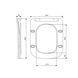 Сидіння для унітаза Qtap (Crow 490) з мікроліфтом Slim QT99SC6108W SD00052112 фото 5