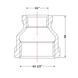Муфта чавунна 1" 1/2х1" ВР SD00021235 фото 2