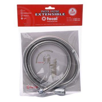Шланг душовий TUCAI Stainless Steel 100-130см (4116) 000013360 фото