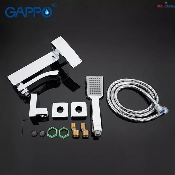 Змішувач для ванни GAPPO G3207, хром 1033982 фото