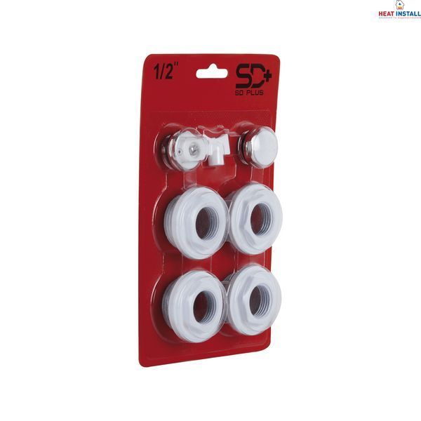 Комплект на радіатор Thermo Alliance Standart 1/2"х1" SD11115 SD00004876 фото