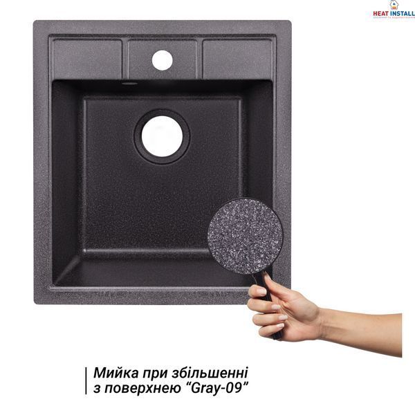 Кухонна мийка Lidz 460х515/200 GRF-13 (LIDZGRF13460515200) SD00042424 фото