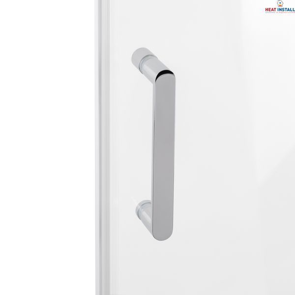 Душова кабіна Qtap Taurus CRM1011AC6 100х100 см, скло Clear 6 мм покриття CalcLess, без піддона SD00039706 фото