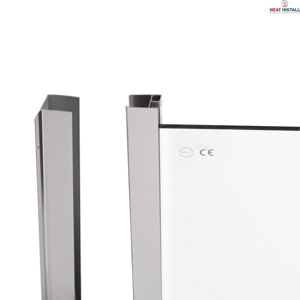 Душова кабіна Qtap Taurus CRM1011AC6 100х100 см, скло Clear 6 мм покриття CalcLess, без піддона SD00039706 фото