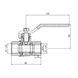 Кран кульовий Thermo Alliance Standart 1" 1/4 ВР для газу (важіль) SD600NG32PN40 SD00021344 фото 2
