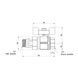 Кран кульовий "Американка" Icma 1/2" з антипротіканням прямий №348 SD00036673 фото 4