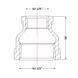 Муфта чавунна 1" 1/2х1" 1/4 ВР SD00021236 фото 2