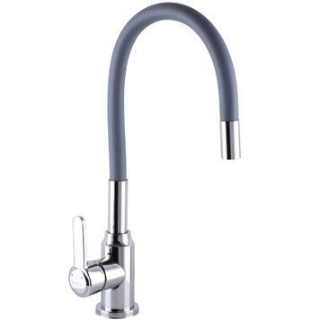 Змішувач для кухні DOMINO ELLIPSE DCC-203L-GRAY 000025129 фото