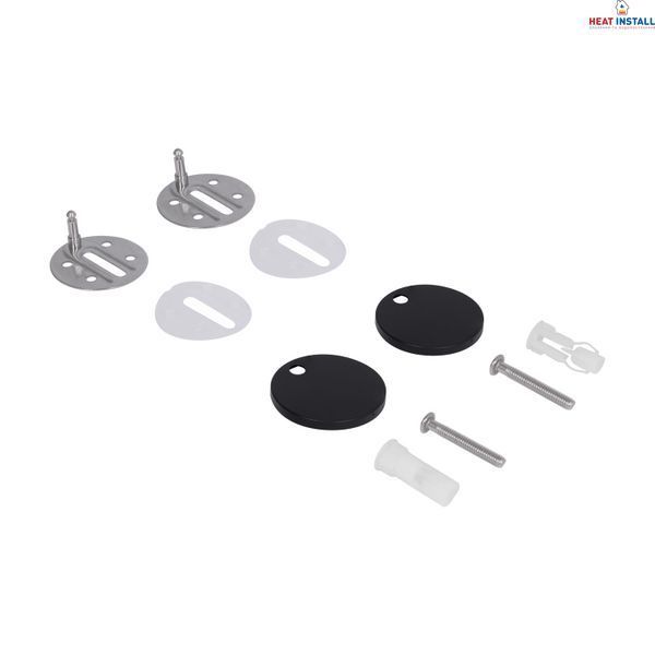 Сидіння для унітаза Qtap (Robin 490) 425x363x50 мм, Matt Black, з мікроліфтом Slim Duroplast, Quick Release QTSC179MB48676 SD00054800 фото