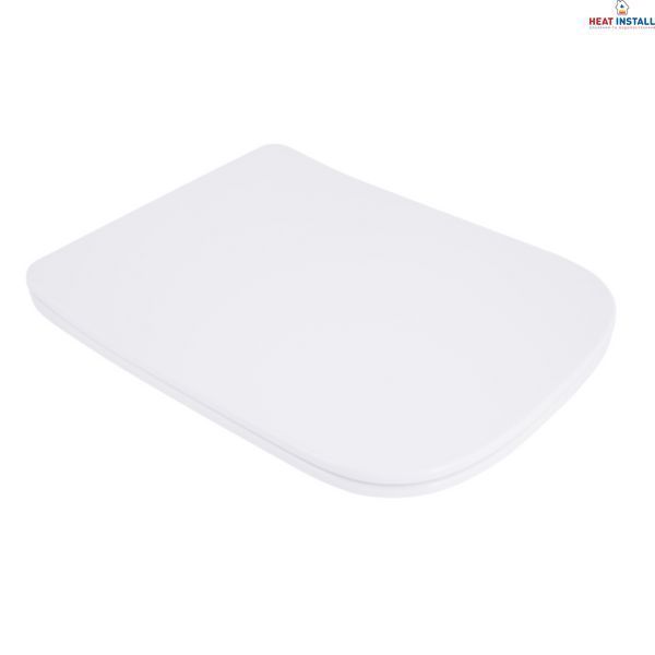 Сидіння для унітаза (Tern 490,520,610) 435x344x50 мм, White, з мікроліфтом, Slim Duroplast, Quick Release QTSC179W47353 Qtap SD00053477 фото