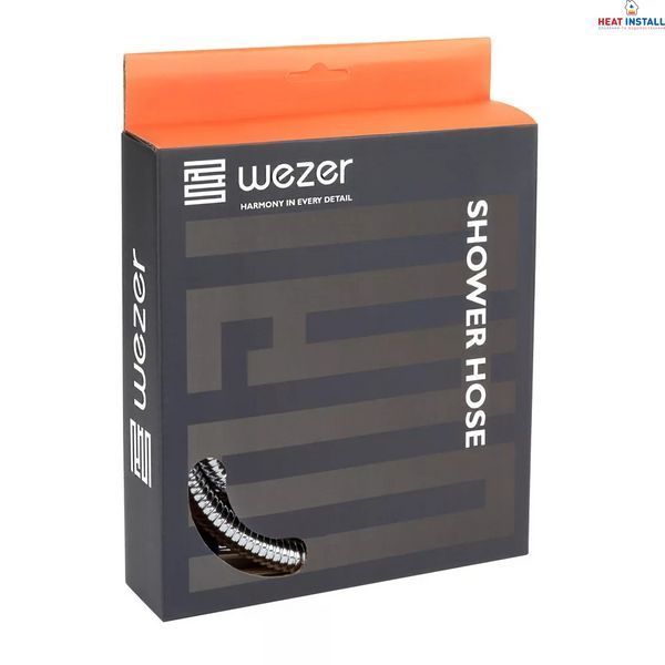 Душовий шланг WEZER WKR-009-150, 150 см, хром 1046301 фото