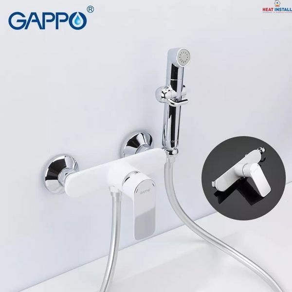 Гігієнічний душ GAPPO G2048-8, білий/хром 1034029 фото